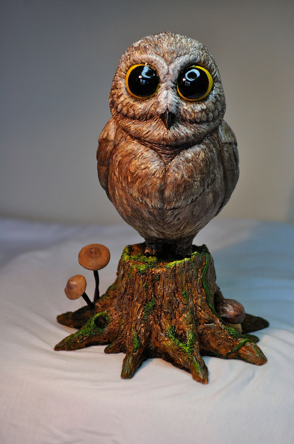 Cute little owl statue bensculpt creations