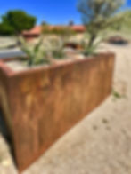 Garden Planter with acid wash