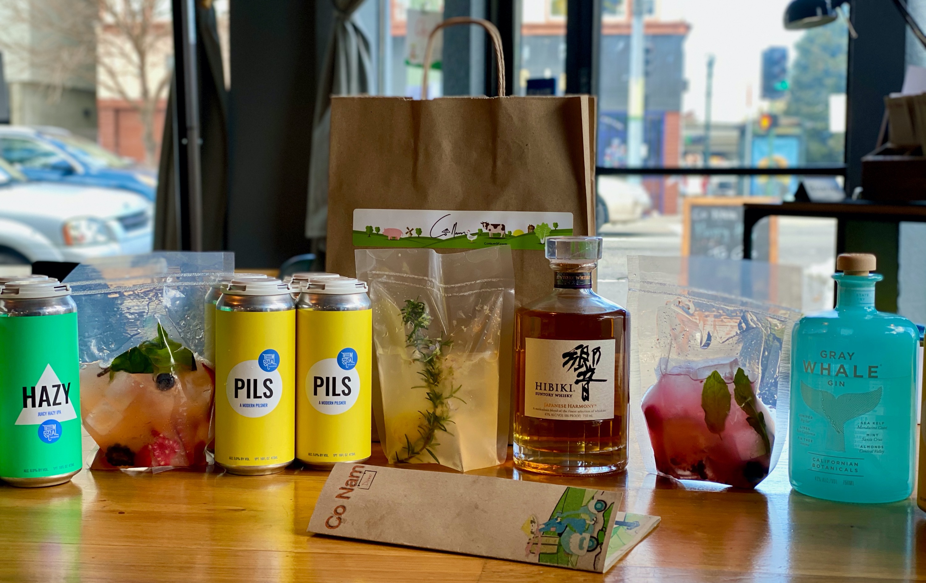 Arranged Food and Objects