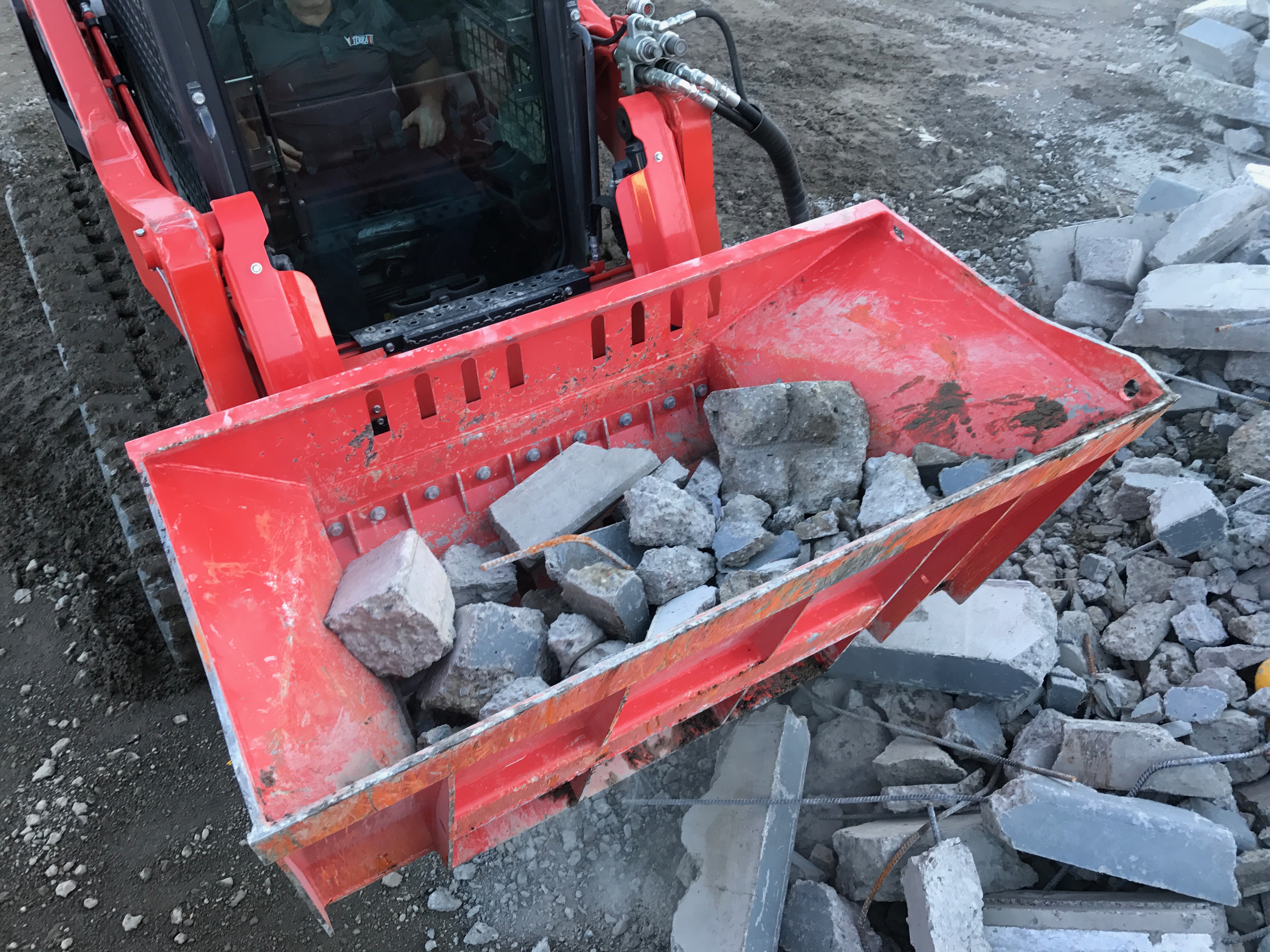 Concrete Crusher Bucket Eterra Attachments
