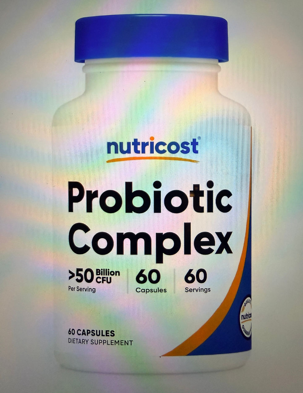 Nutricost Probiotic Complex (50 Billion CFU) 60 Capsules, for Men and Women
Vegetarian Capsules, GMO-Free, Gluten-Free