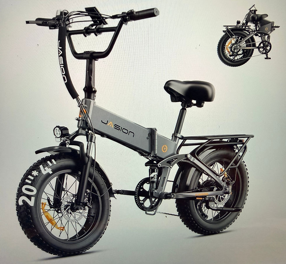 Jasion X-Hunter/ST/PRO Electric Bike for Adults,1800W/1400W Peak 20''Fat Tire Foldable Ebike,Folding E Bike Up to 80/70 Miles Range,720/624WH Removable Battery,30 MPH E Bike,Certified by UL2849