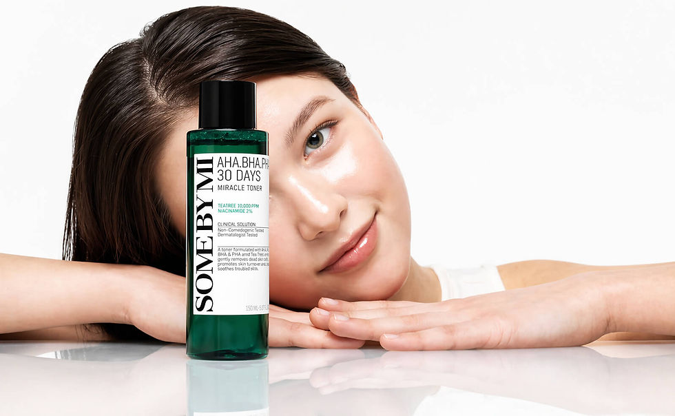 Some By Mi AHA-BHA-PHA 30 Days Miracle Toner model application.jpg