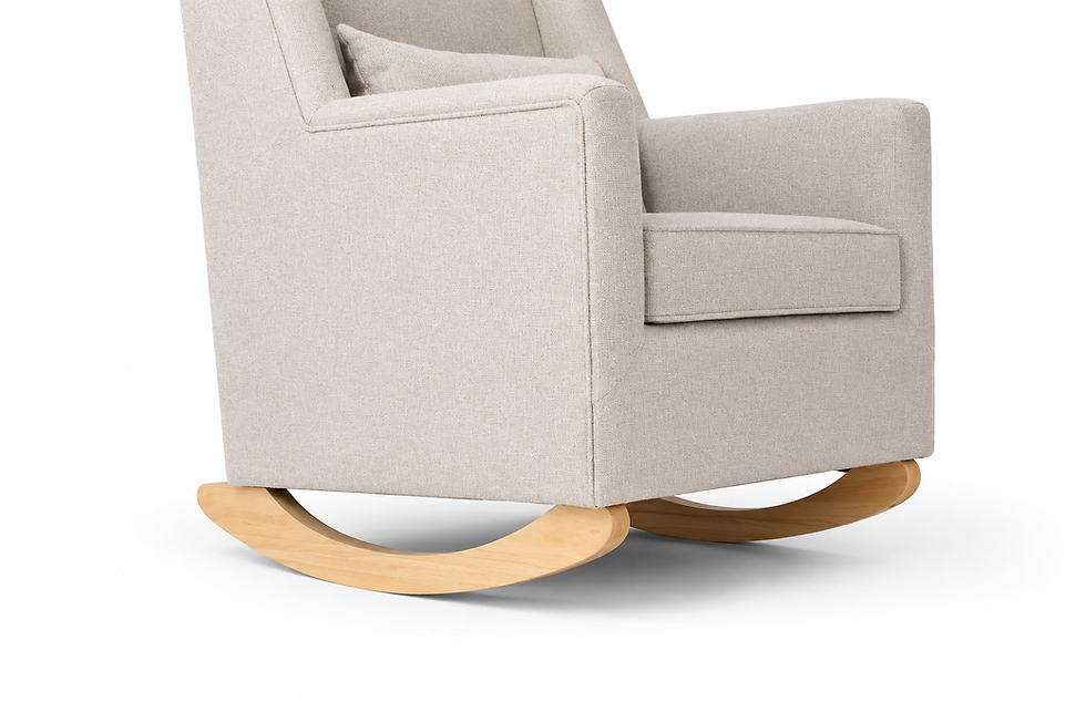 Thumbnail: Mira Rocker & Footstool | Waterproof Nursing Chair