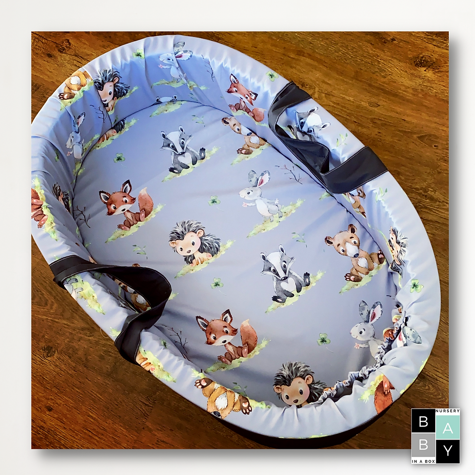 Animal Print Carry Cot 2