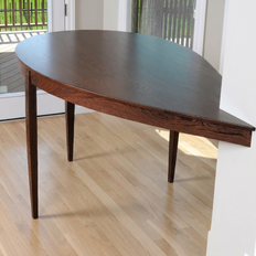 wenge island table  in house