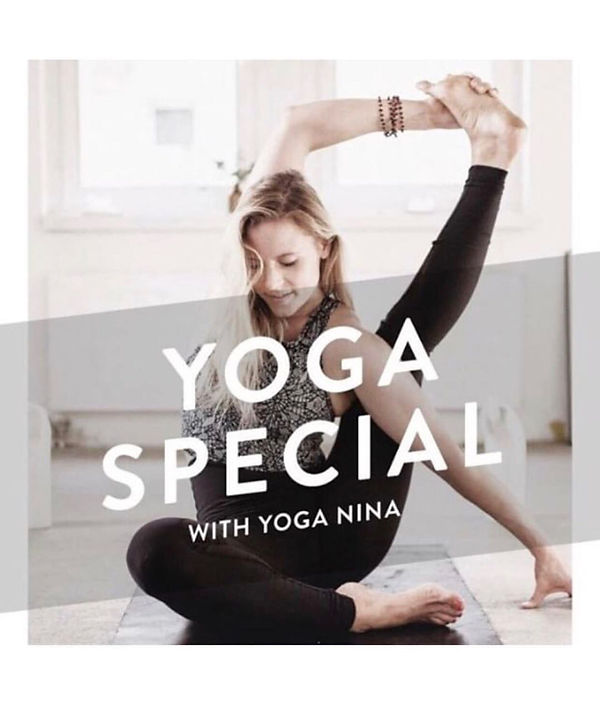 UNIK Trainining: Flyer Juicy Hatha Yoga mi Yoga Nina
