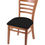 Thumbnail: 3140 Hampton Chair with Upholstery and Wood Seats