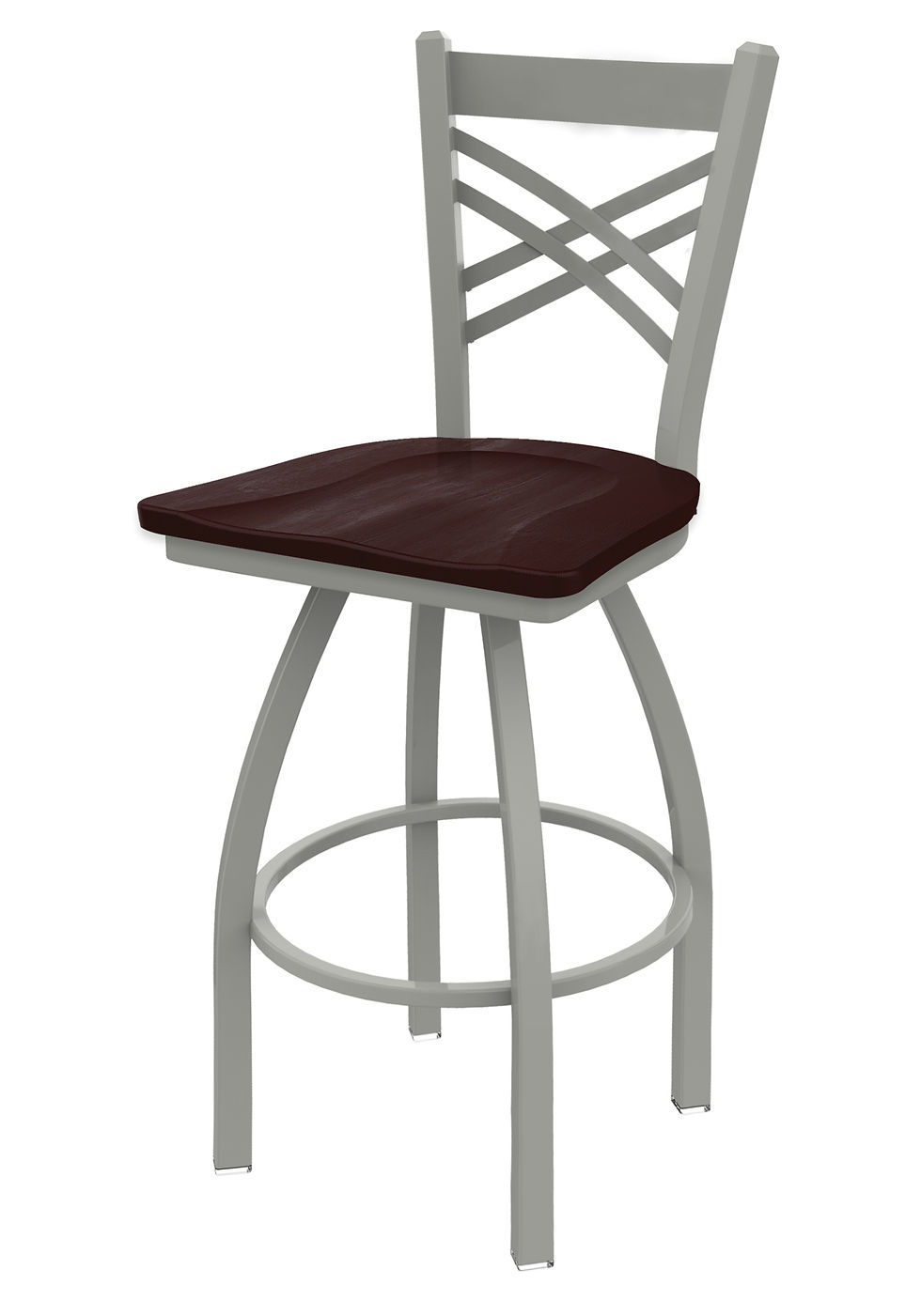 Thumbnail: 820 Catalina Swivel Bar Stool with Solid Wood Seat