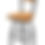 Thumbnail: XL 830 Voltaire Swivel Bar Stool with Wood Seat Shown with B Back Option