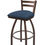 Thumbnail: 411 Jackie Low Back Swivel Stool with Upholstery Seating