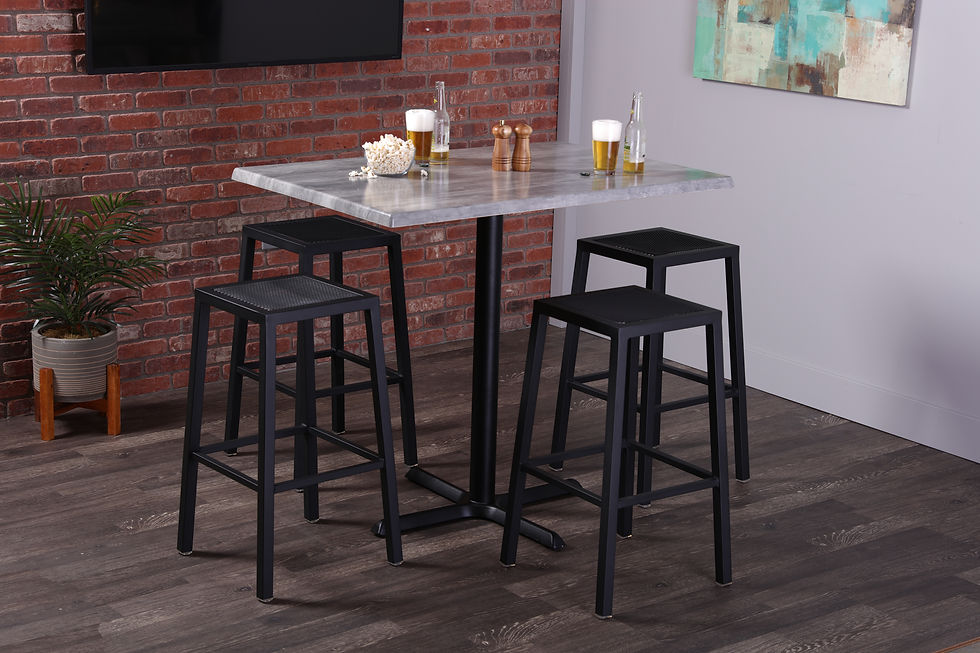 Thumbnail: Indoor/Outdoor 30" X 48" Table Top in Charcoal Finish