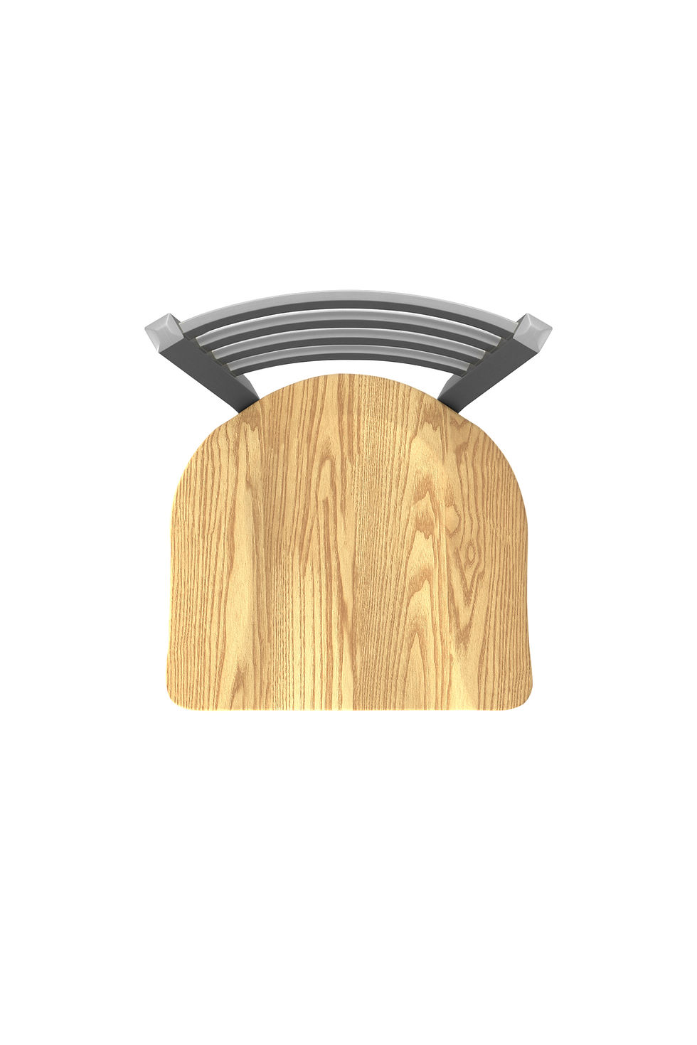 Thumbnail: 410 Jackie Stainless Steel Bar Stool with Natural Maple Seat