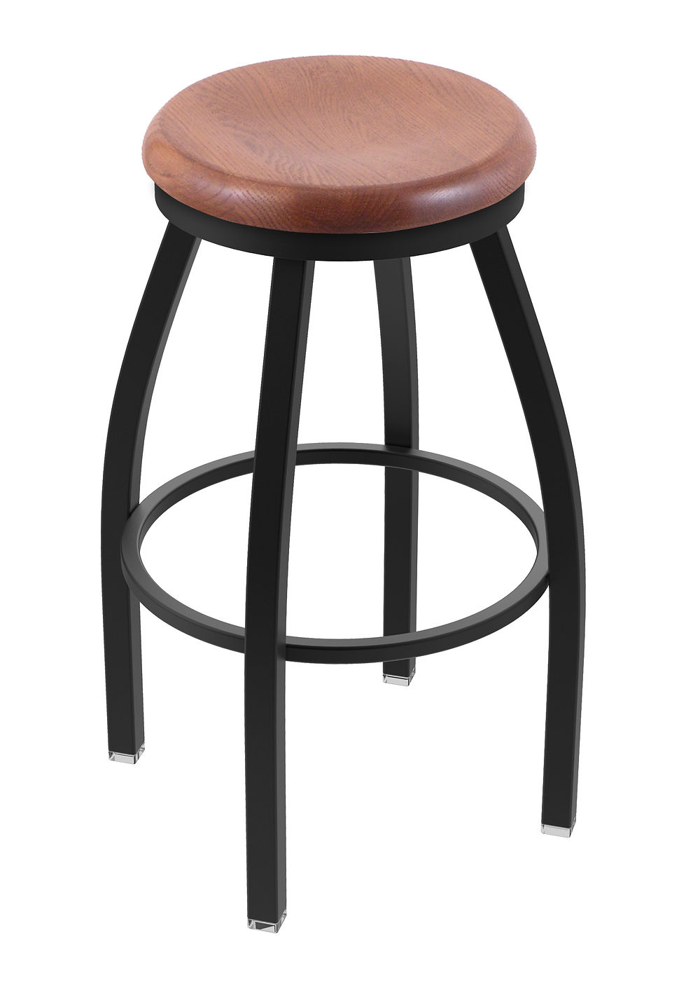 Thumbnail: 802  Misha Swivel Bar Stool with Medium Maple Seat