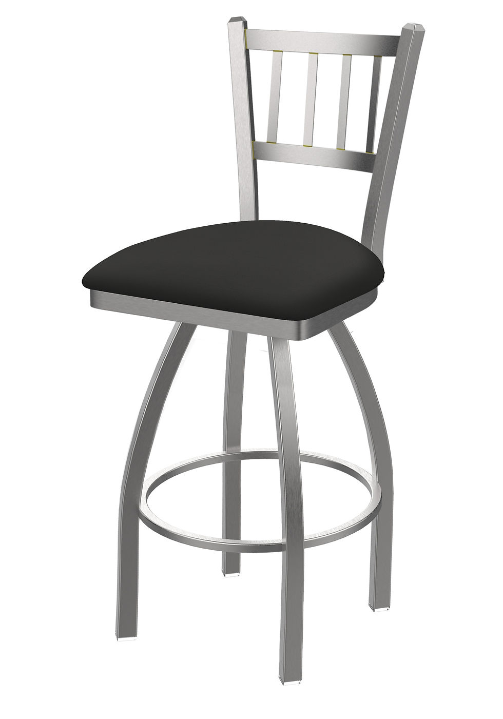 Thumbnail: 810 Contessa Outdoor Stainless Steel Swivel Bar Stool with Outdoor Upholst