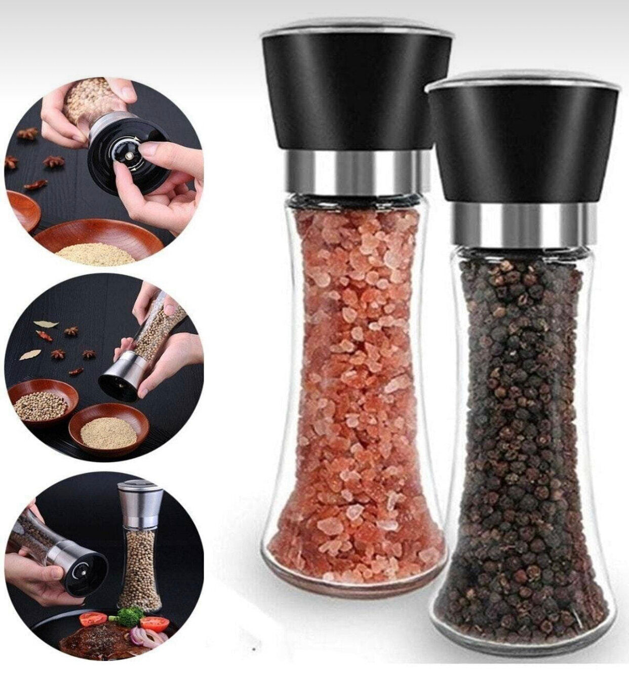 2’Li Tuz Karabiber Öğütücü