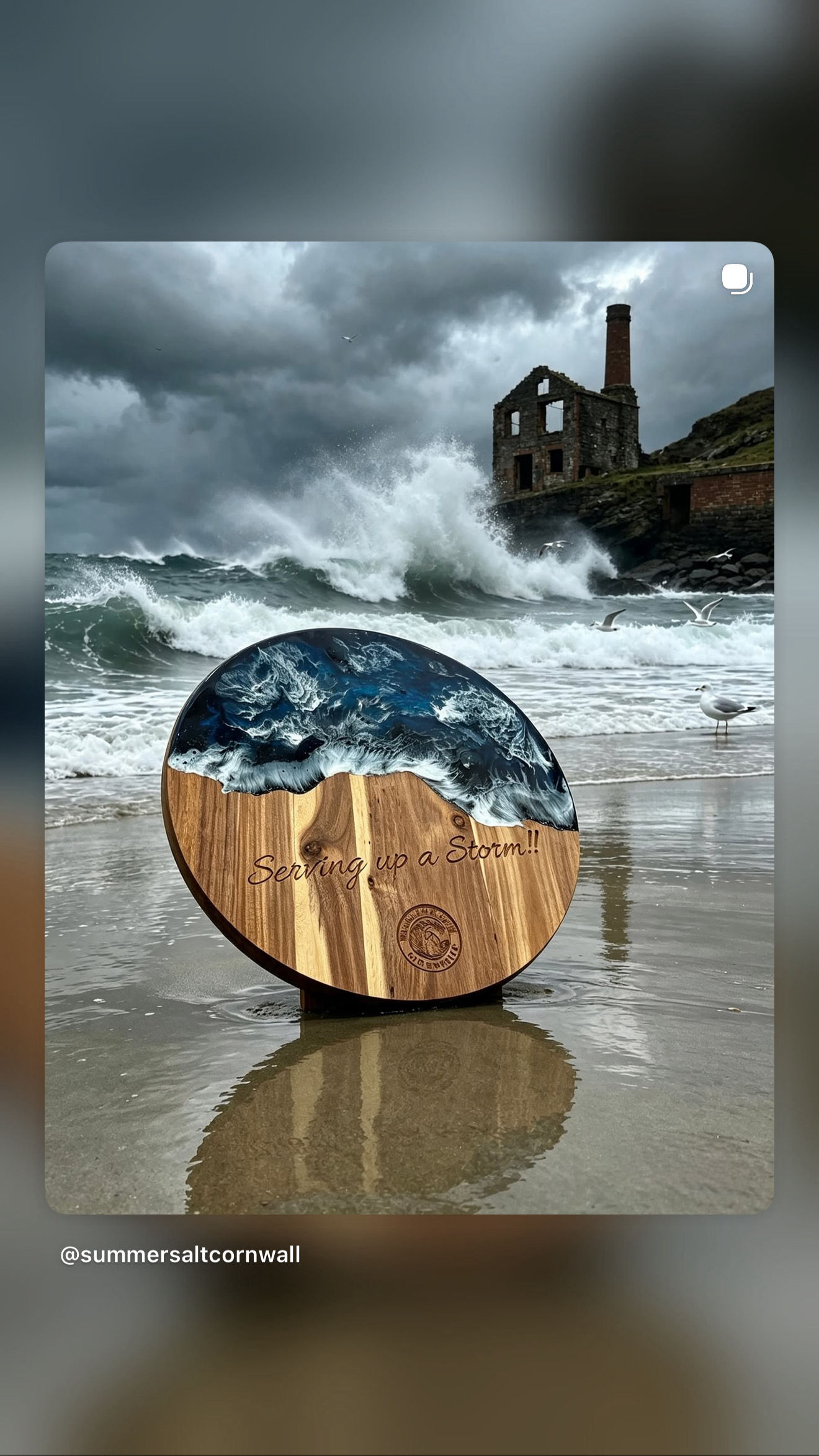 Serving up a Storm Lazy Susan Board