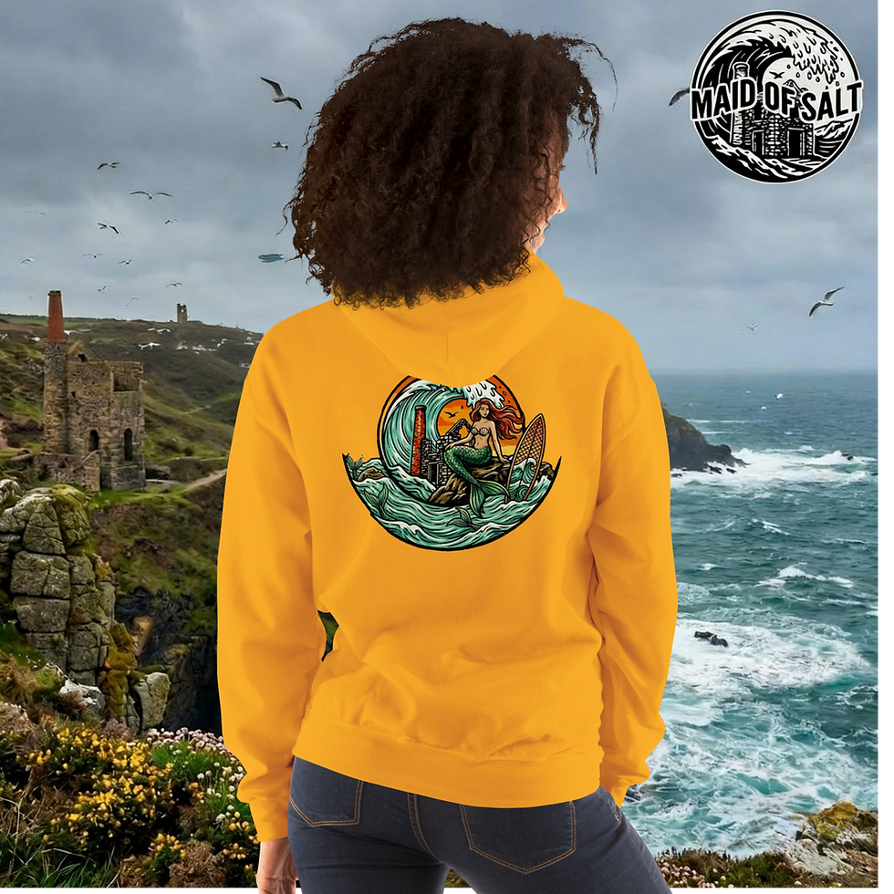 Thumbnail: Maid of Salt Mermaid Unisex Hoodie