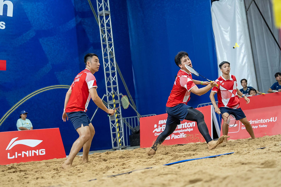 港隊在男子三打三決賽與印尼激戰至決勝局