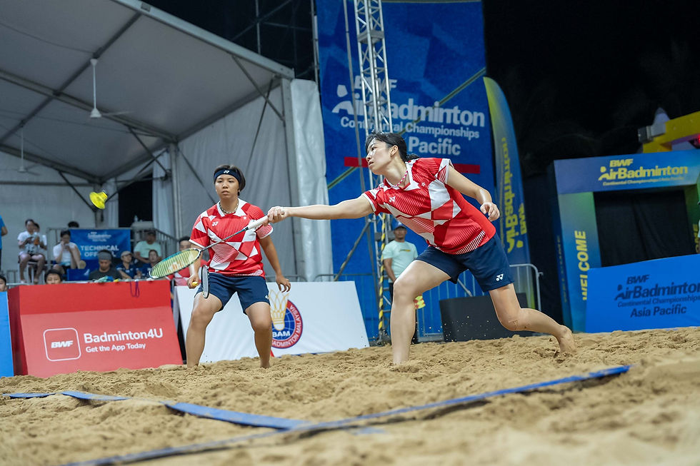 第4場女子雙打:陳虹蓉/胡依廷守住領先局面以60-32勝出