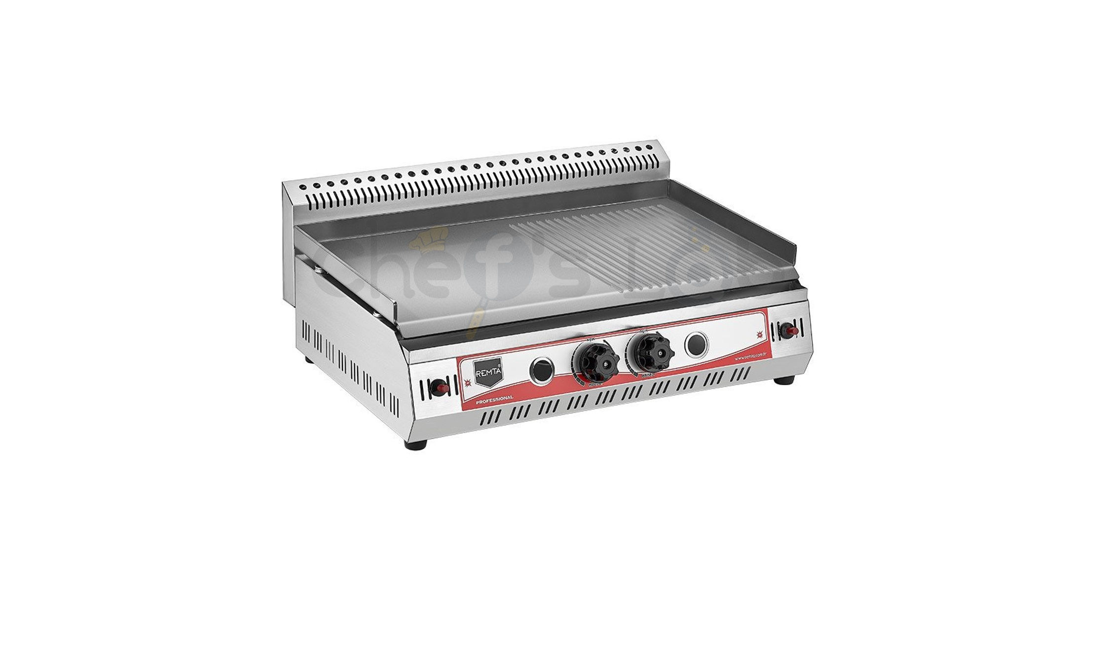 პლიტა გრილი 1/2 დაზოლილი  გაზზე - 70 სანტიმეტრი- Remta  R70CE(PO)