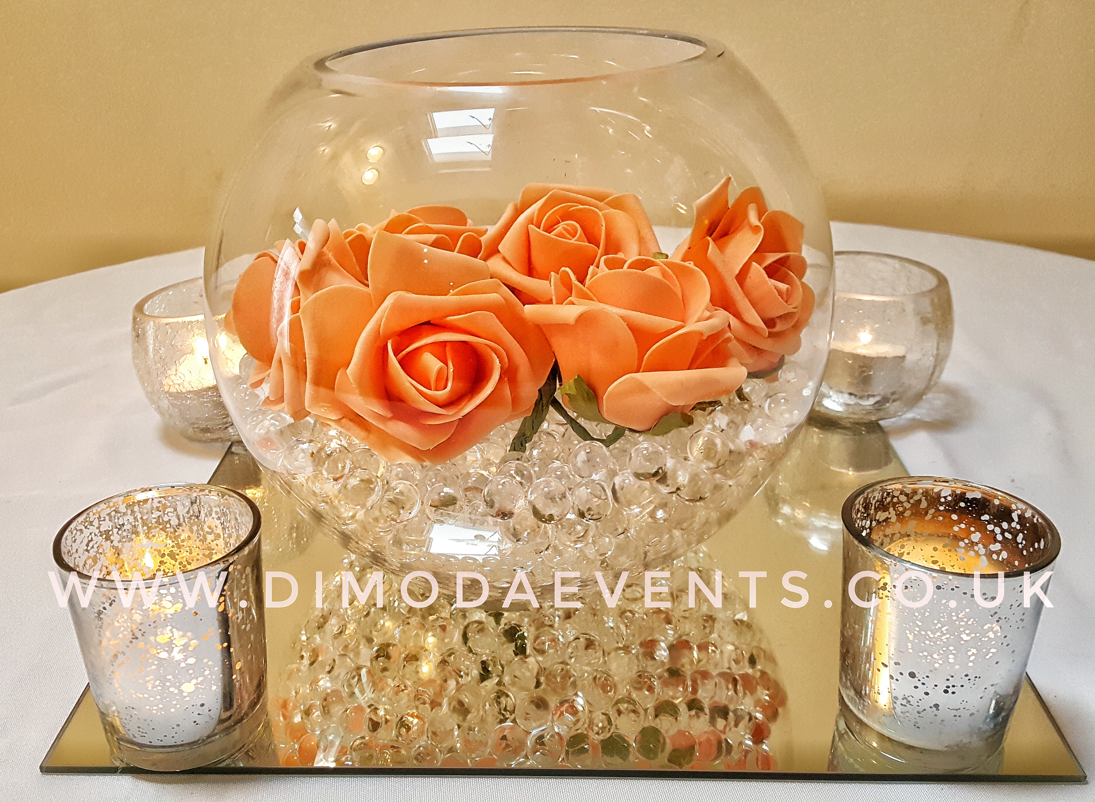 Fishbowl Peach Rose