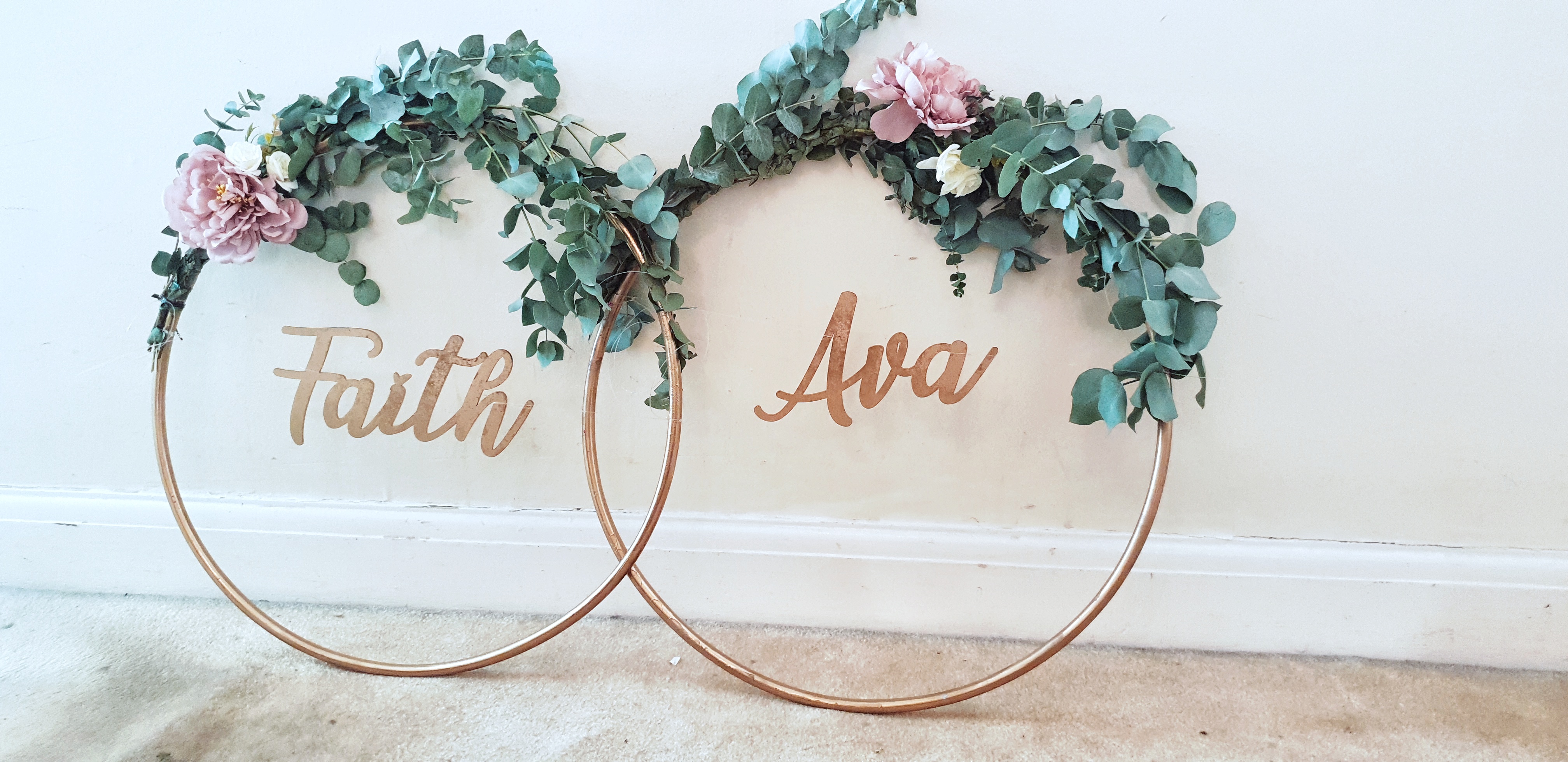 Fresh Eucalyptus Hoop Garlands