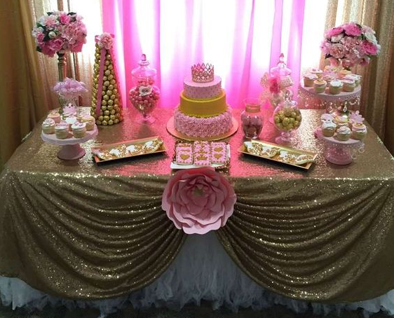 Sequin Tablecloth