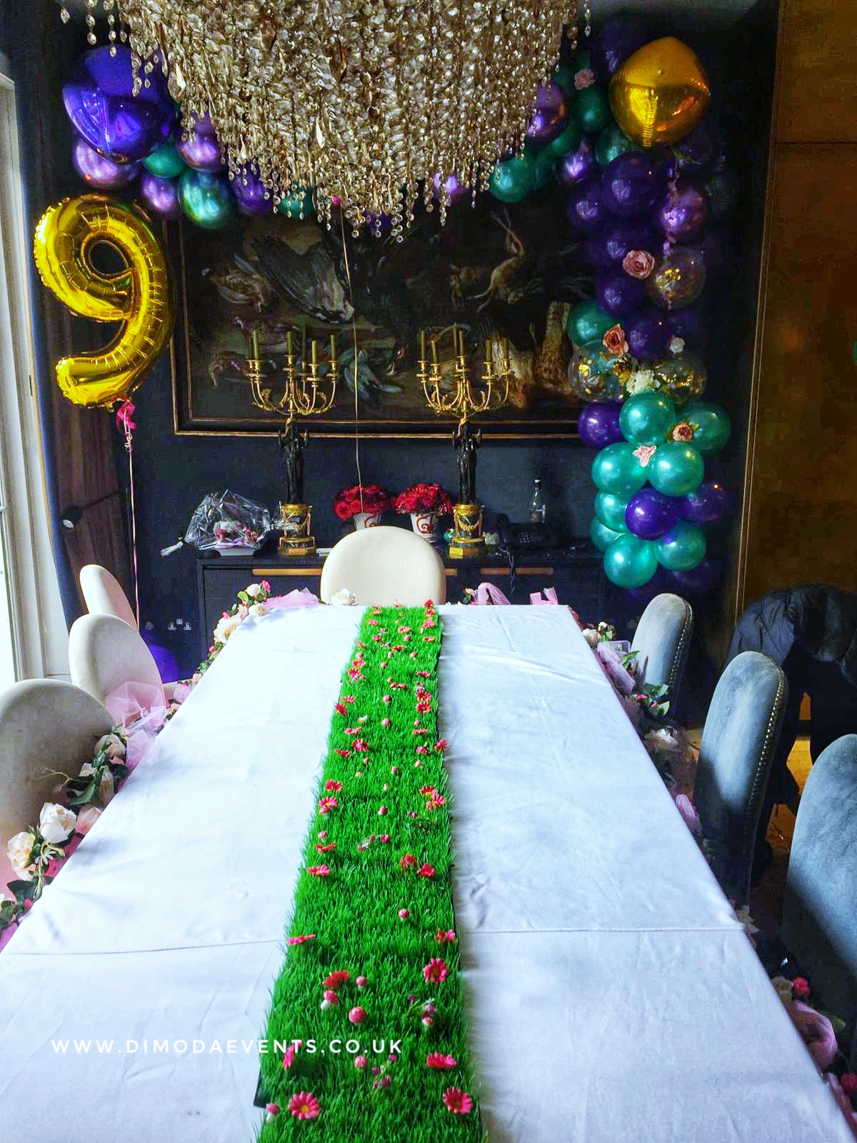 Grass table runner