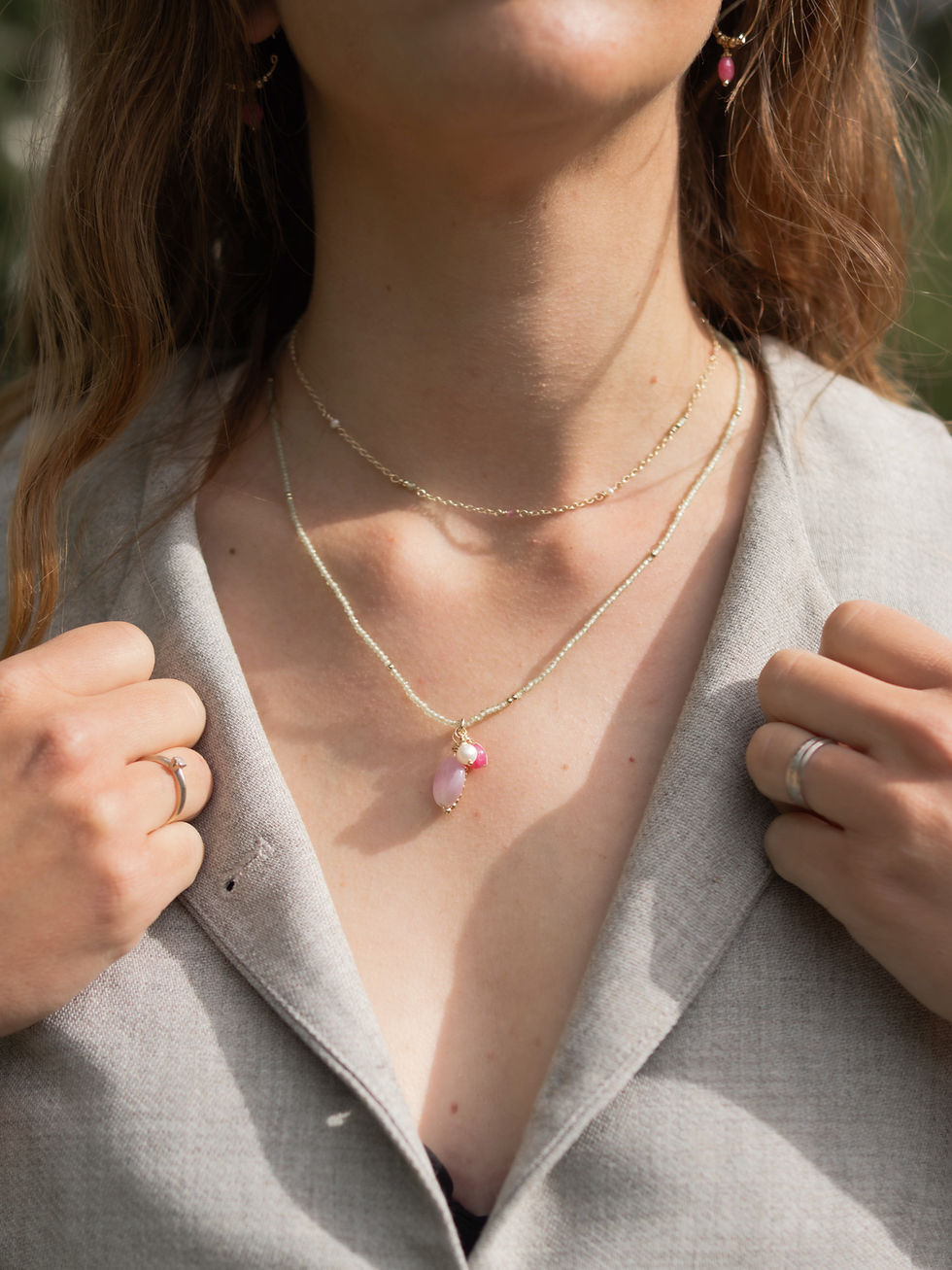 Miniature : Collier HORTENSIA