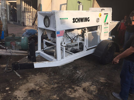 Bomba de concreto schwing bpa 500 usada, bomba schwing sp 500 usada colombia