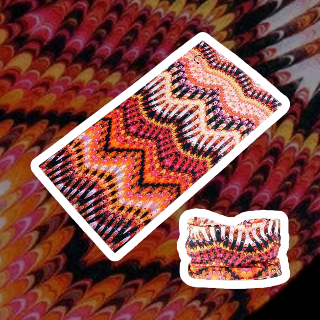 Tribal naranja/marron