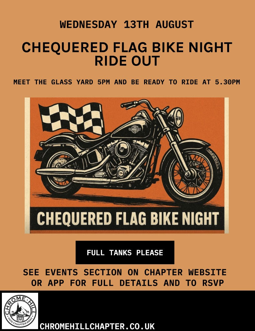 Chequered Flag Bike Night Ride Out