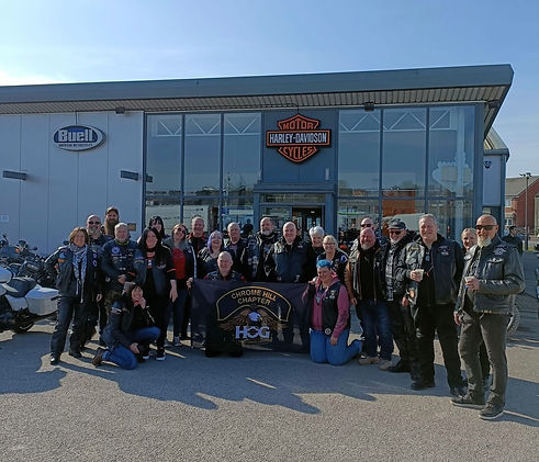 Members of Chrome Hill Chapter