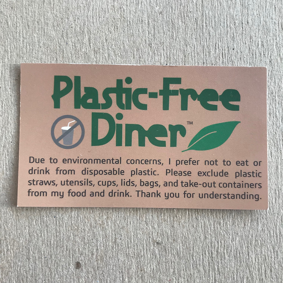 Thumbnail: Plastic-Free Diner™ Cards Green: Deck of 50