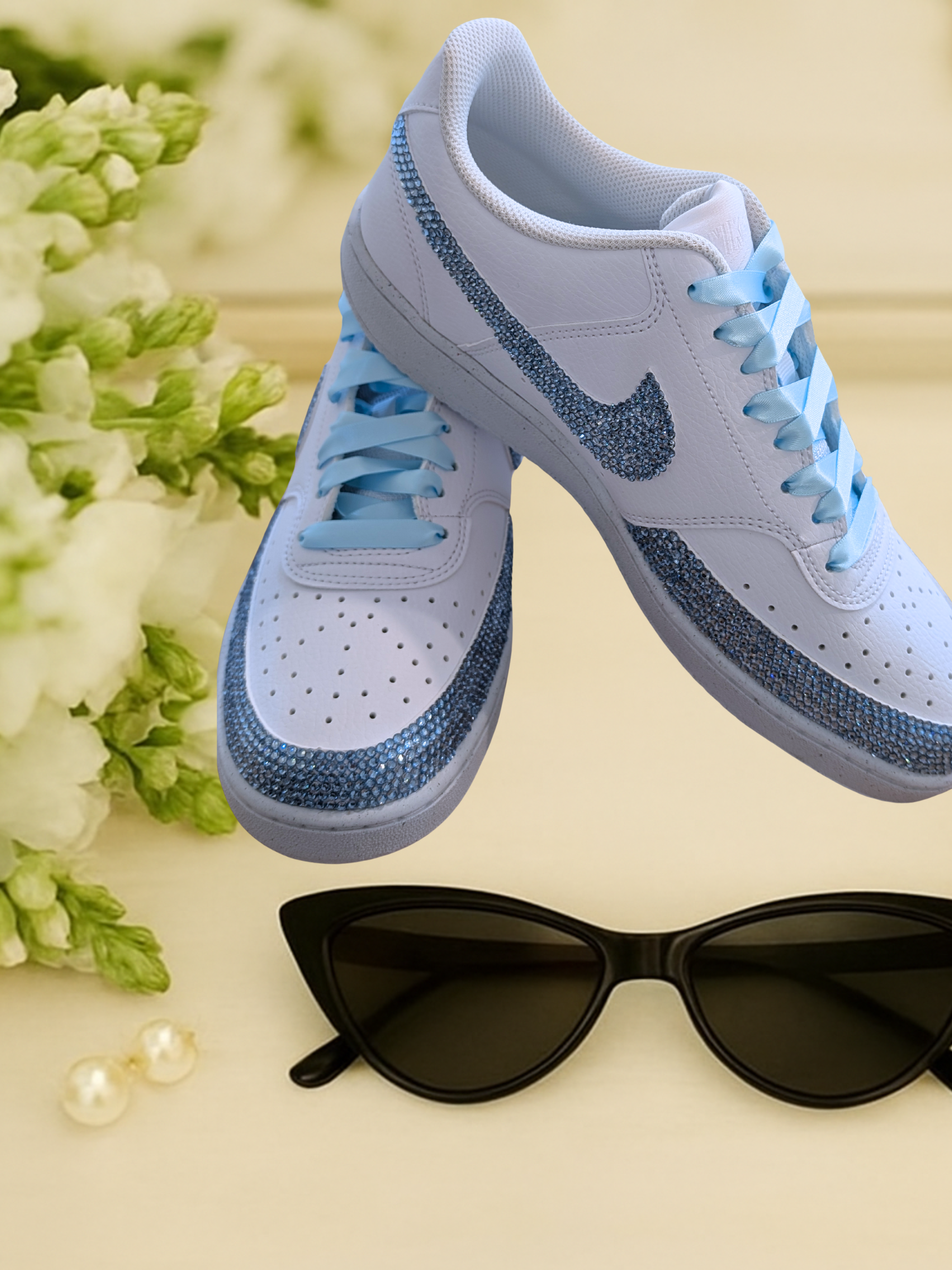 Nike Court Icy Luxe Crystal Sneakers