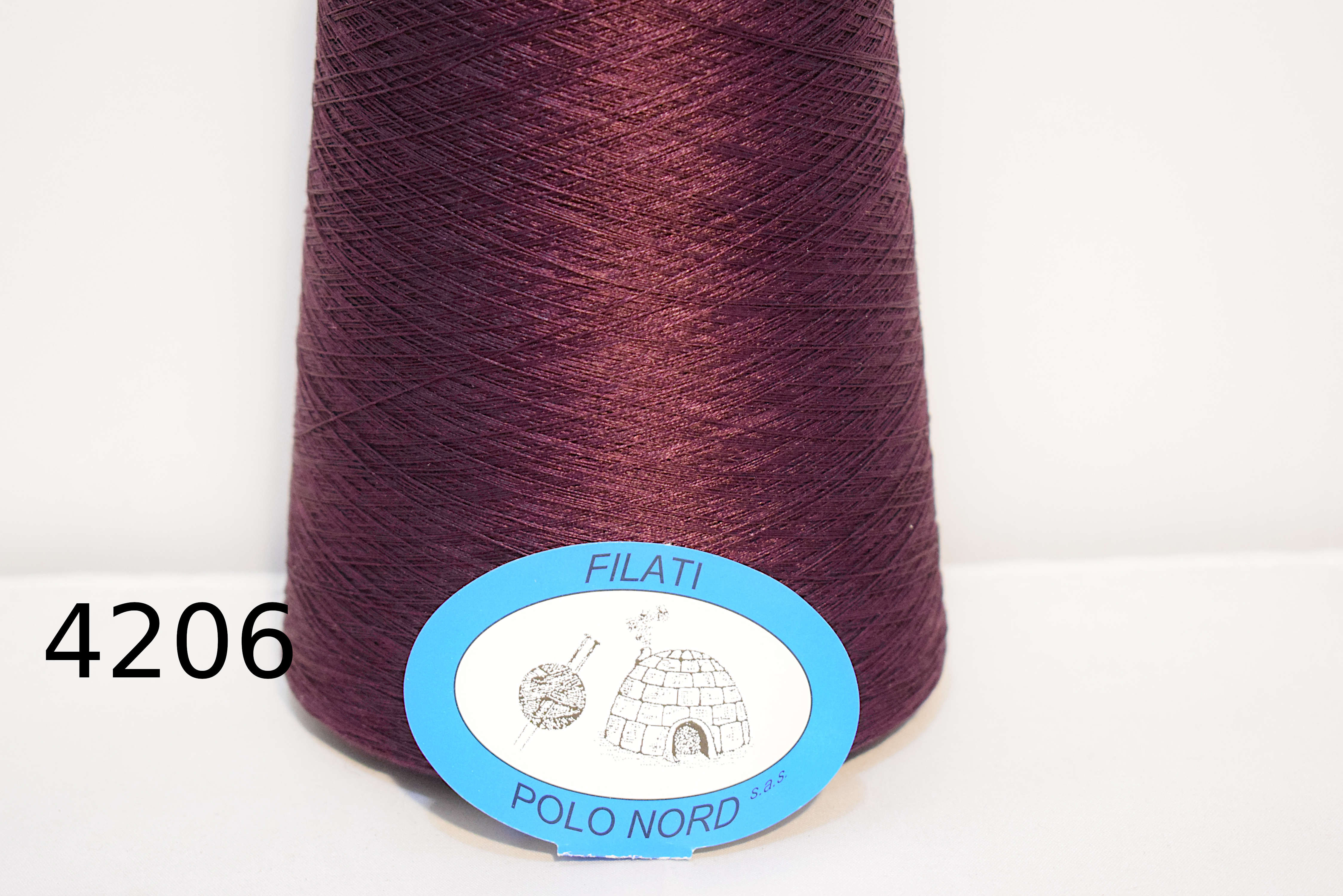 100%seta  Prugna 4206 Nm 2/60 100 grammi