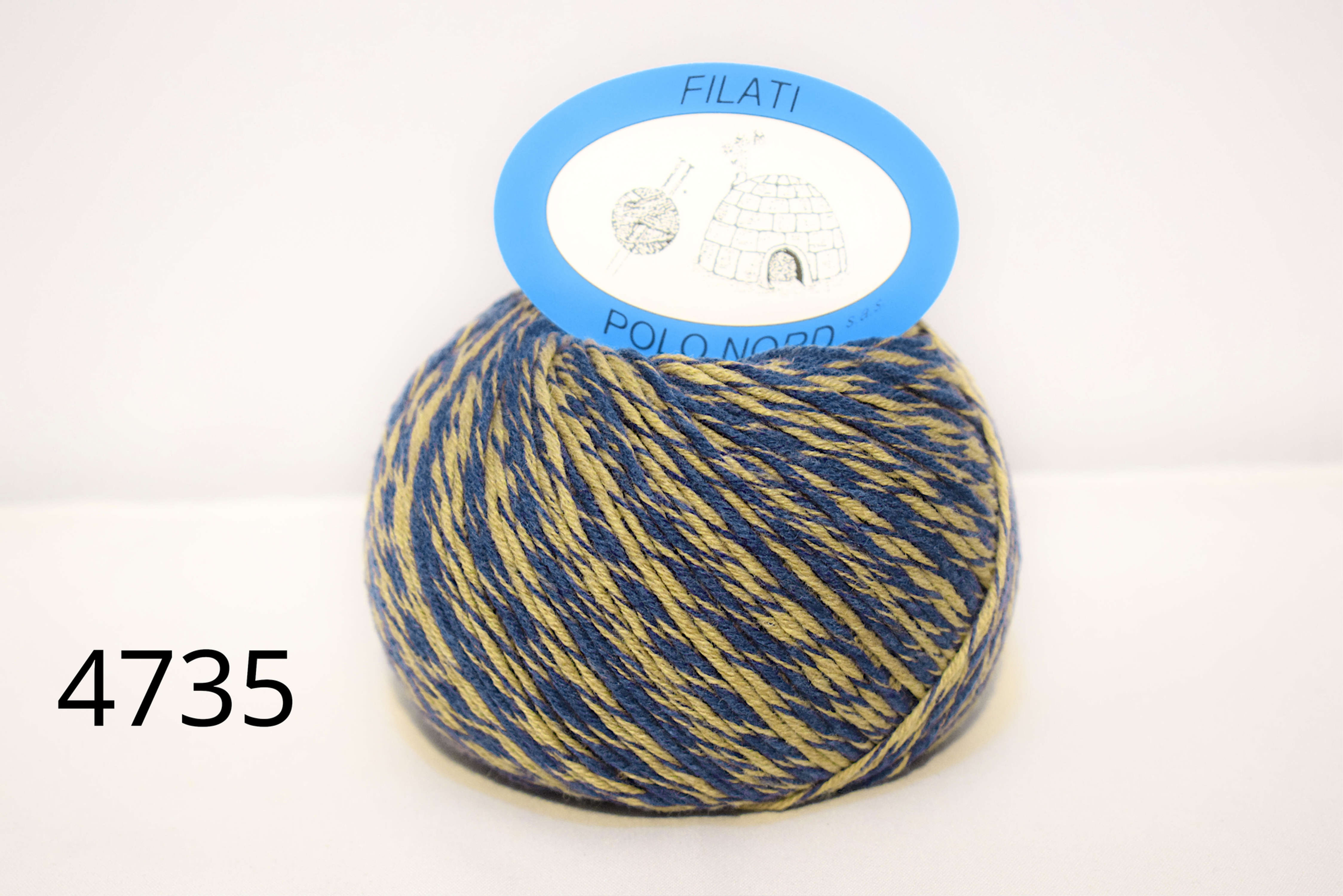 100%lana Color varius 4735 50 grammi