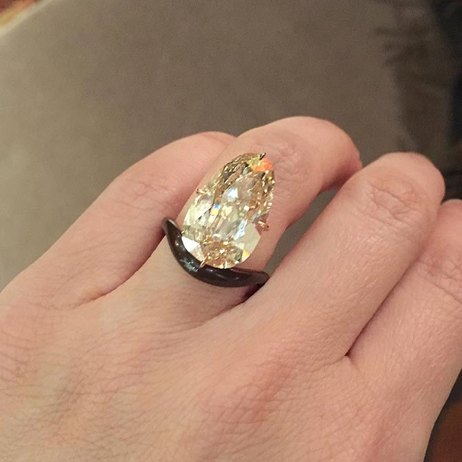 Celebrity Engagement Rings: The Power of Colored Diamonds