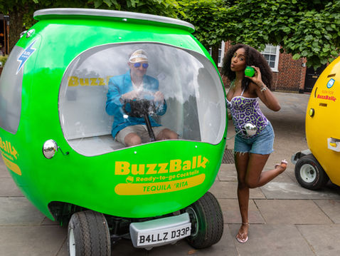 BuzzBallz Brings Unexpected Fun to London with Its Giant Rolling Party