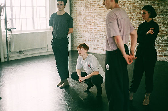 Group discussions in the studio taken by
