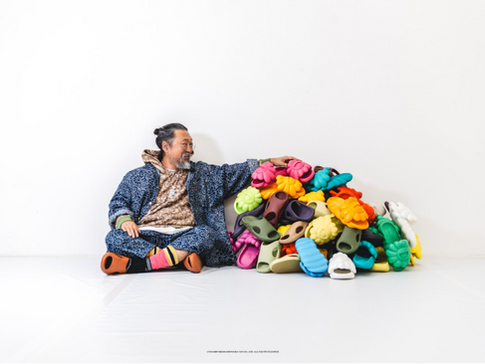 Takashi Murakami’s Footwear Fantasy Lands in London. Art. Fashion.