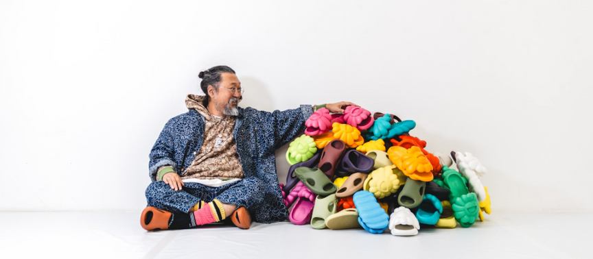 Takashi Murakami’s Footwear Fantasy Lands in London. Art. Fashion.