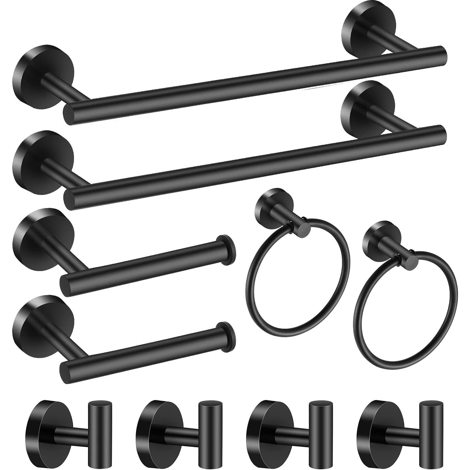 Bathroom Hardware Set Stainless Steel Bathroom Accessories Set Wall Mounted Towe