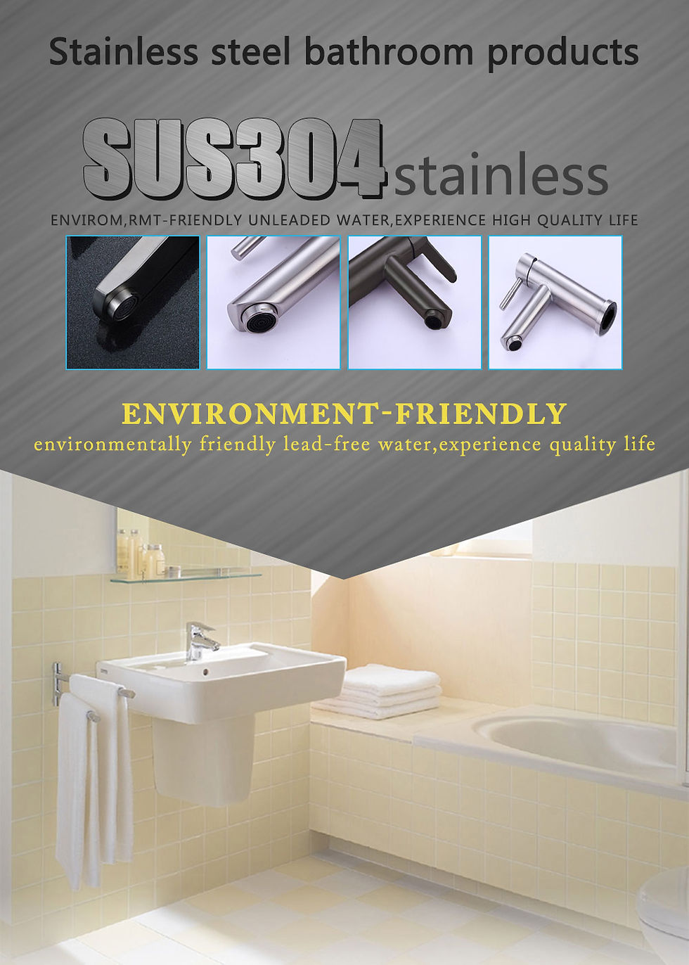 Thumbnail: Basin Sink Bathroom Faucet Deck Mounted Hot Cold Water Basin Mixer Taps Matte Bl