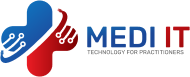 The logo of Medi IT