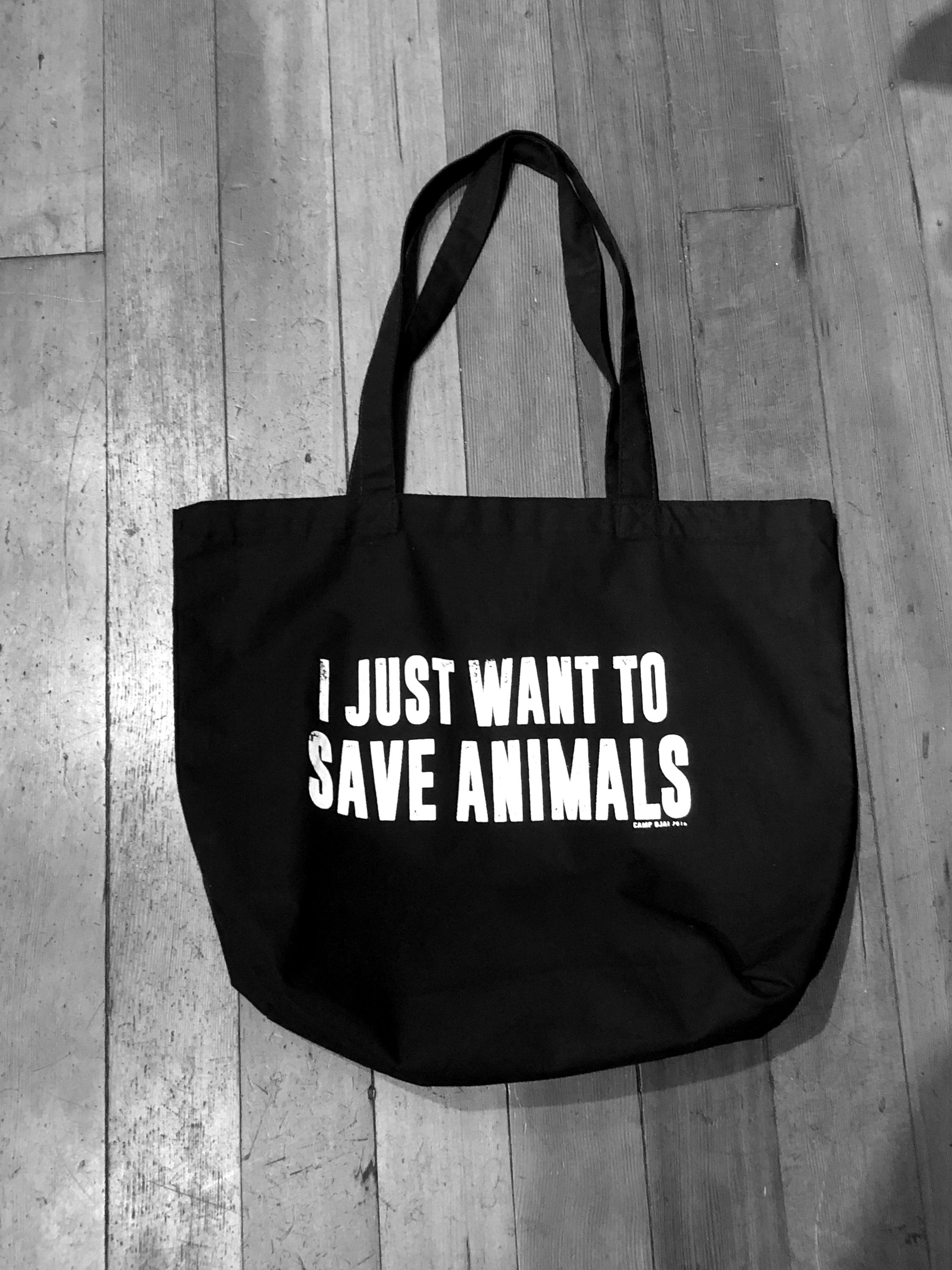 I Just Want To Save Animals Camp Ojai Tote Bag