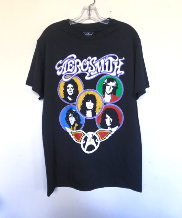 Aerosmith Black Graphic T Shirt