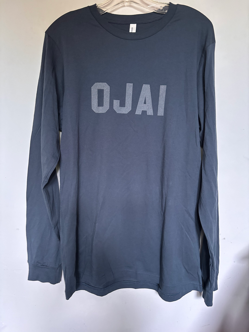 Thumbnail: Ojai Long Sleeve Cotton Crew Neck T Shirt
