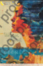 colorful creative poster of a woman with inspiration poetry